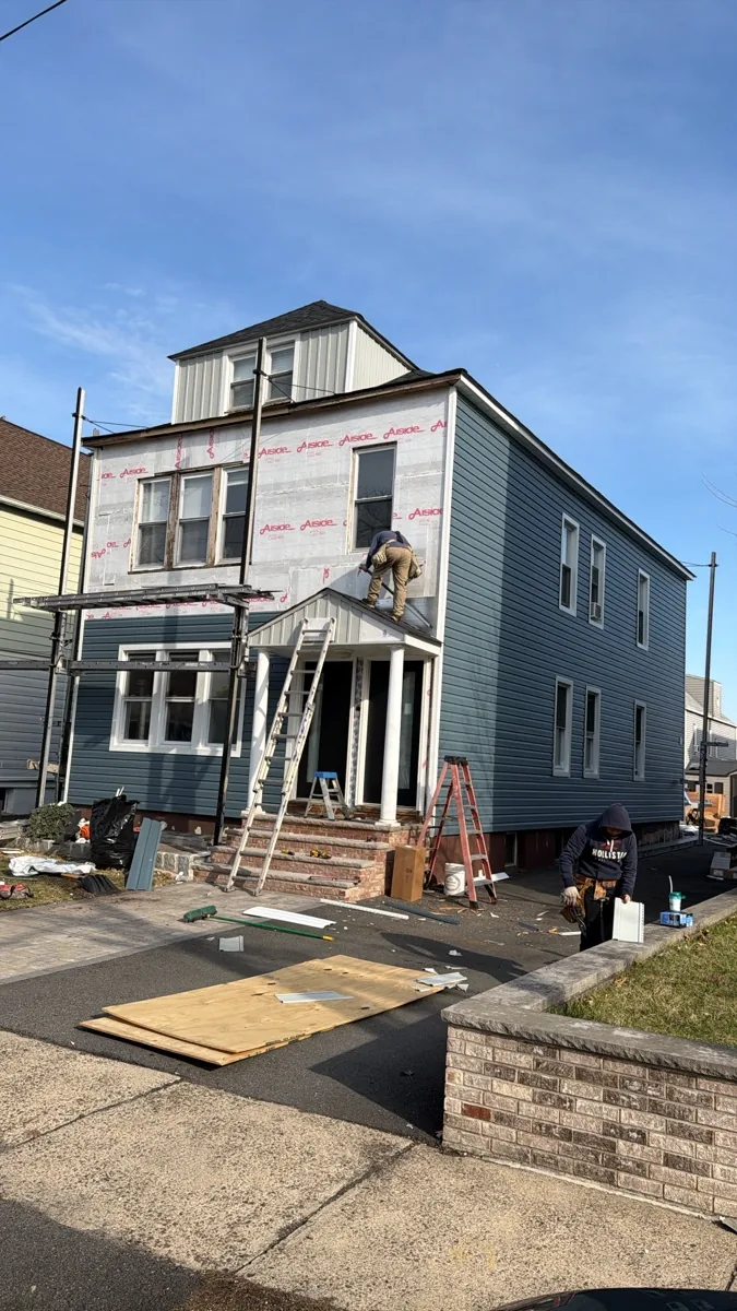 Siding Installation by Four Seasons Roofing and Construction in North Jersey