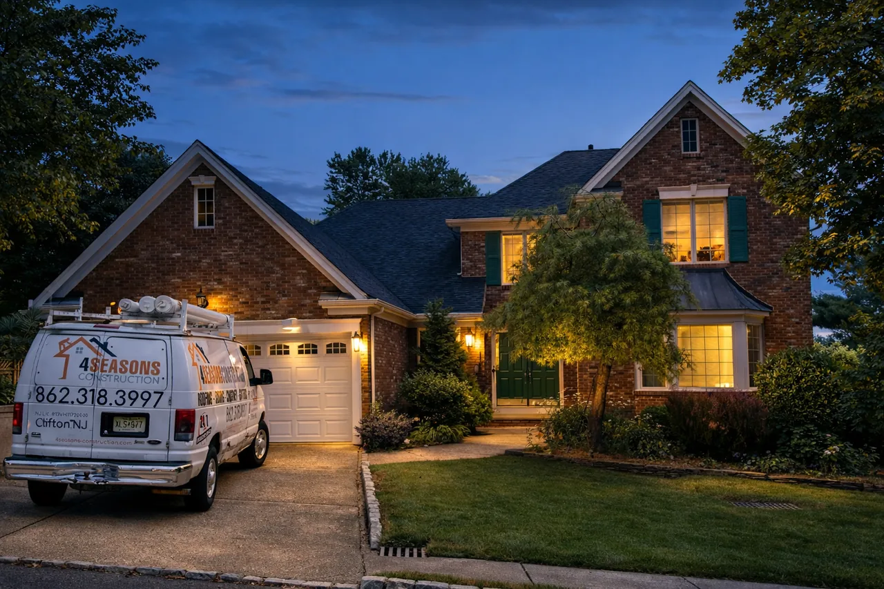 Complete asphalt shingle installation for a single-family home. in Clifton NJ
