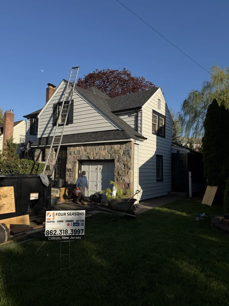 Roof inspection on a Clifton NJ shingle roof
